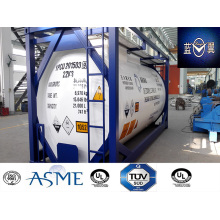 Recipiente de tanque de aço de carbono de 38000L 30FT para produtos químicos, gás, combustível Appvoed por Lr, ASME